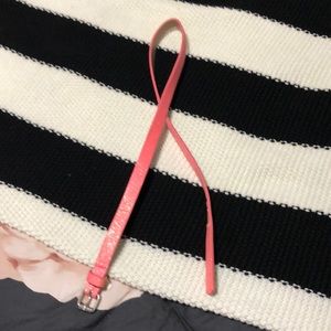 Pink glitter belt